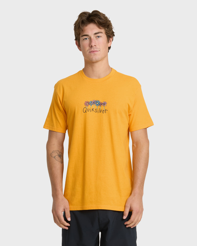 Pushin-Daisies-T-Shirt-Summer-Gold-1