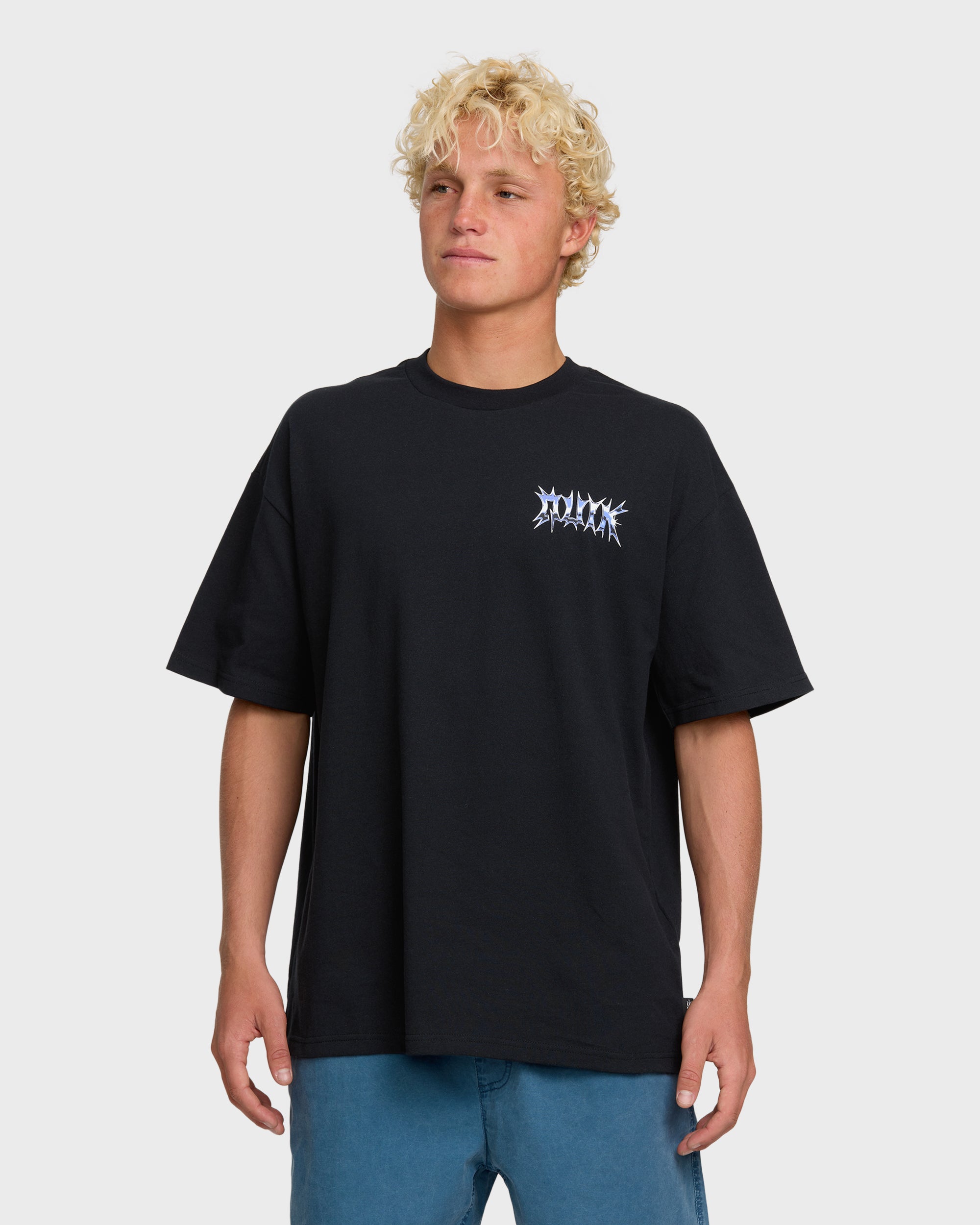Mercury Chrome Storm T-Shirt - Black | Quiksilver