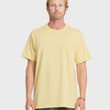 Saltwater Pocket Tee - Pale Yellow