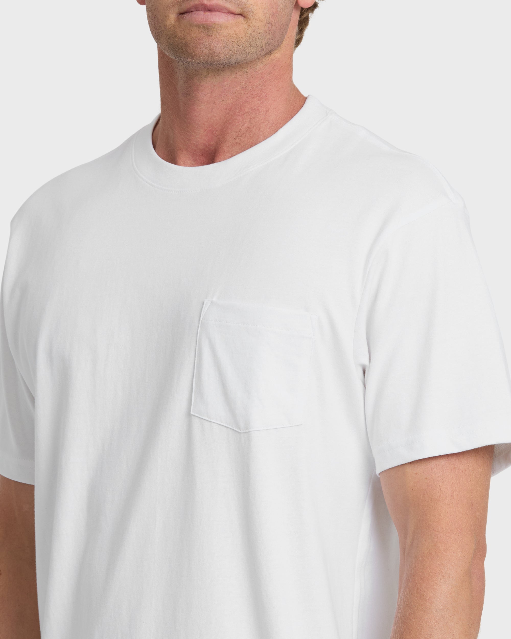 Saltwater Pocket Tee - White | Quiksilver
