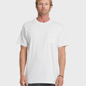 Saltwater Pocket Tee - White