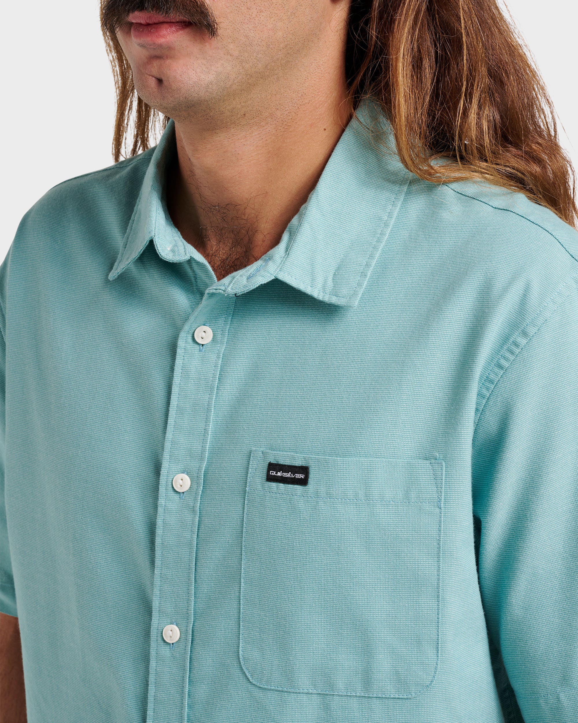 Shoreline Classic Short Sleeve Shirt - Dusty Turquoise | Quiksilver