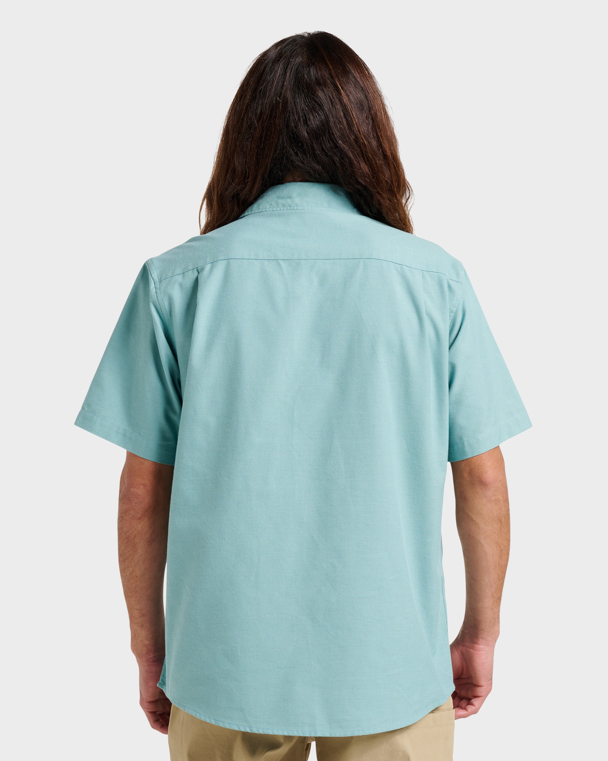 Shoreline Classic Short Sleeve Shirt - Dusty Turquoise | Quiksilver