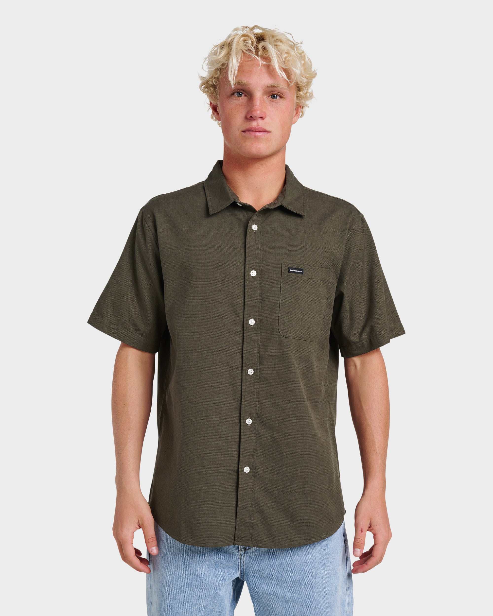 Shoreline Classic Short Sleeve Shirt - Grape Leaf | Quiksilver