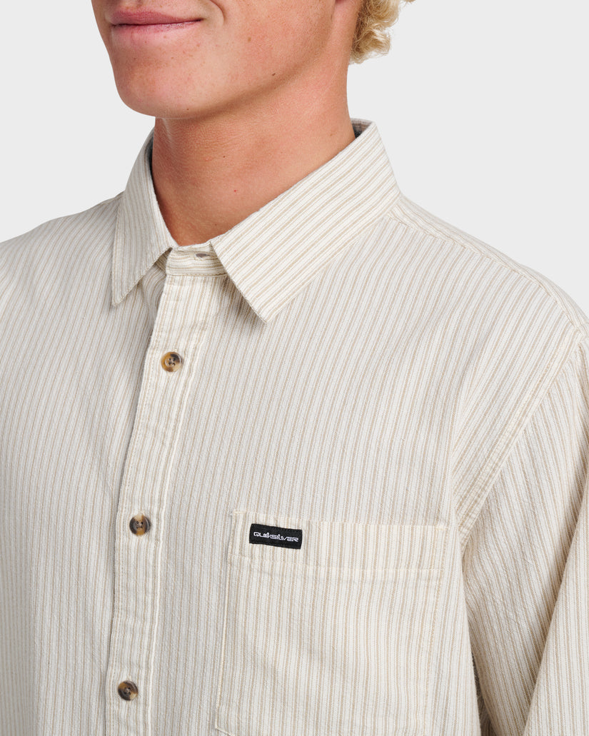Oxford-Stripe-Classic-Short-Sleeve-Shirt-Moonstruck-4