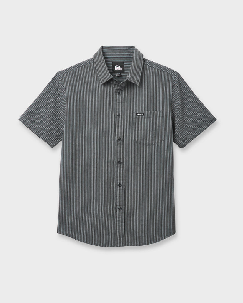 Oxford-Stripe-Classic-Short-Sleeve-Shirt-Phantom-5