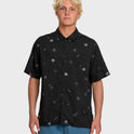 Beach Club Classic Short Sleeve Shirt - Black