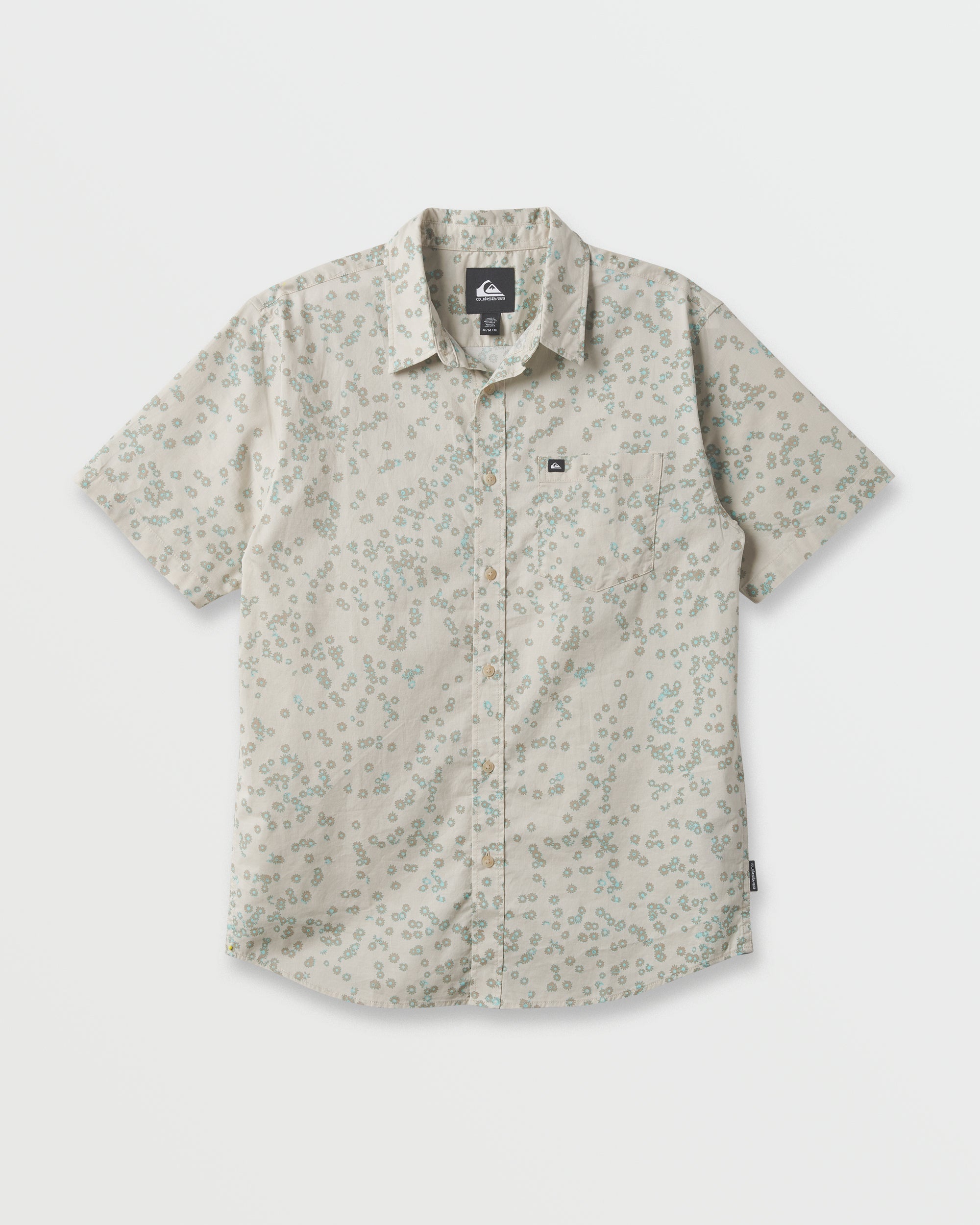 Cosmic Fields Classic Short Sleeve Shirt - Silver Birch | Quiksilver