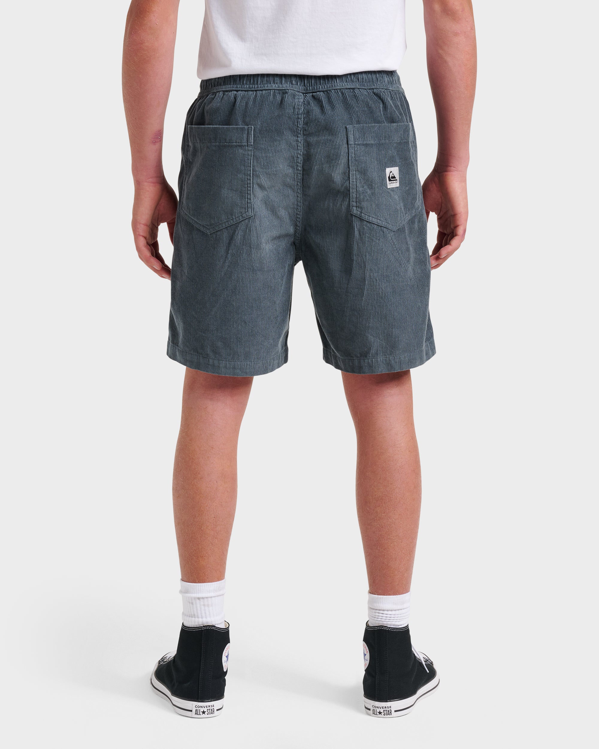 Taxer Corduroy Shorts - Granite Gray | Quiksilver