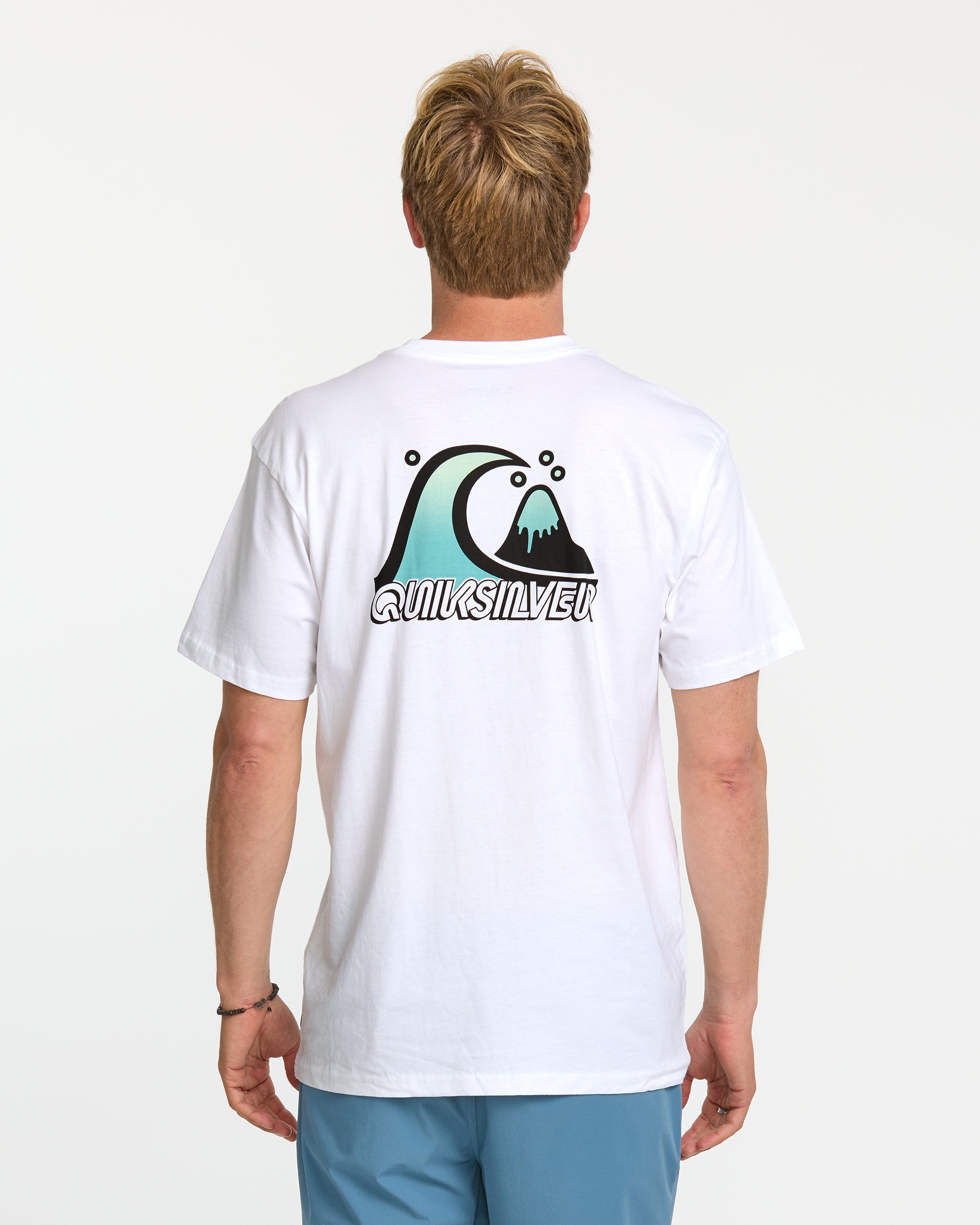 Bubble Fade T-Shirt - White | Quiksilver