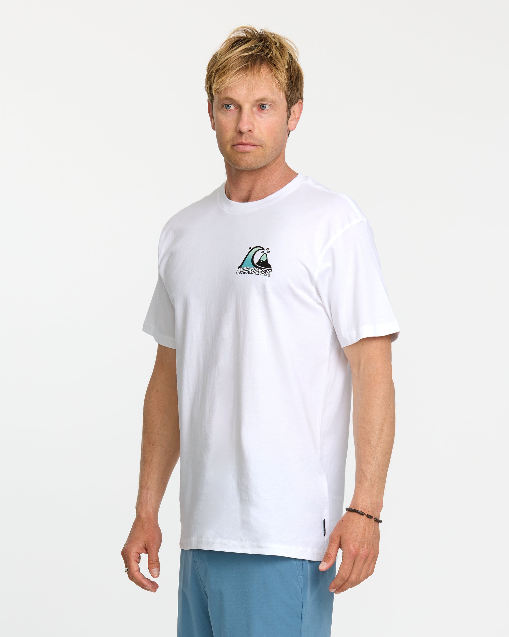 Bubble Fade T-Shirt - White | Quiksilver