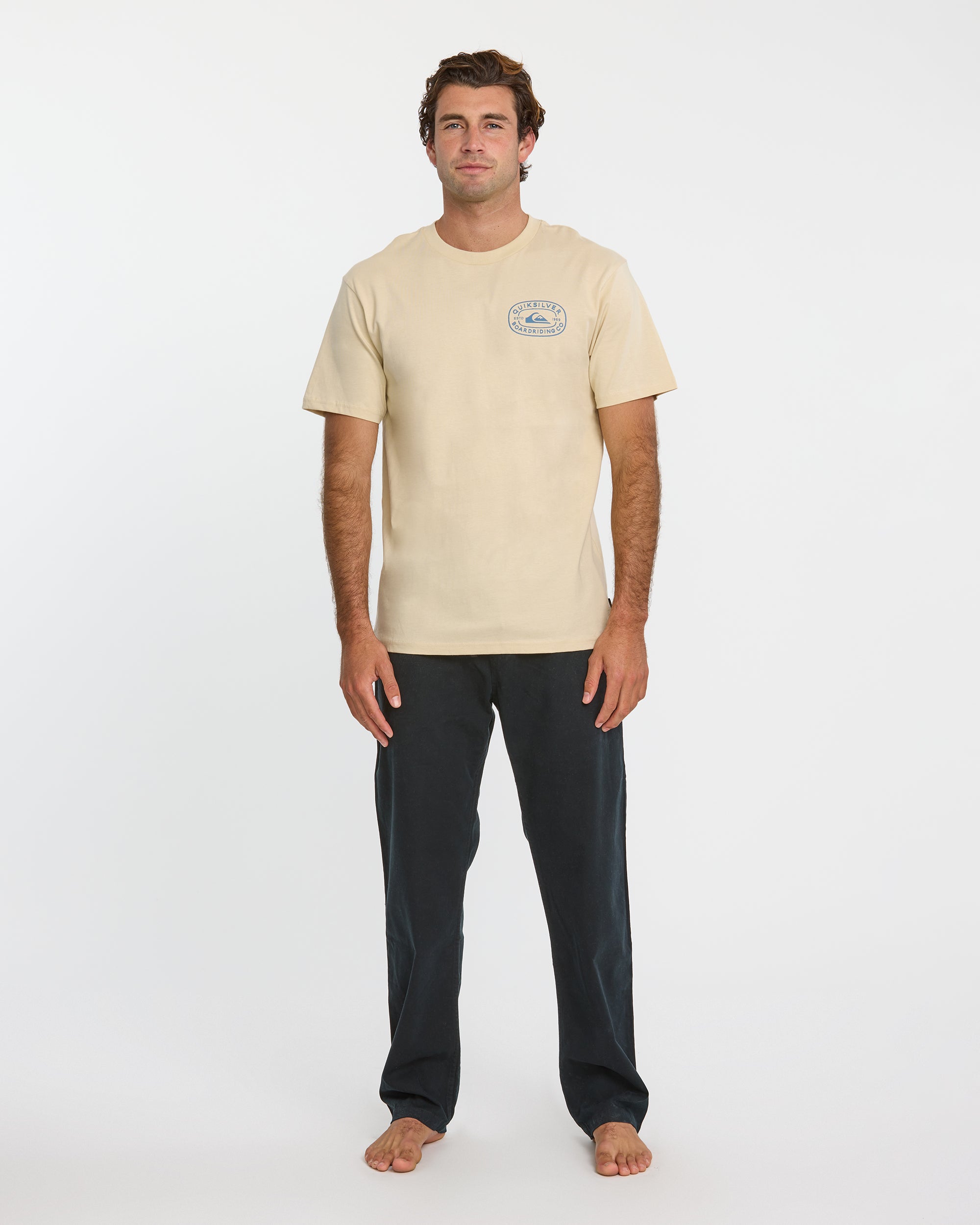 Western Lock T-Shirt - Fog | Quiksilver