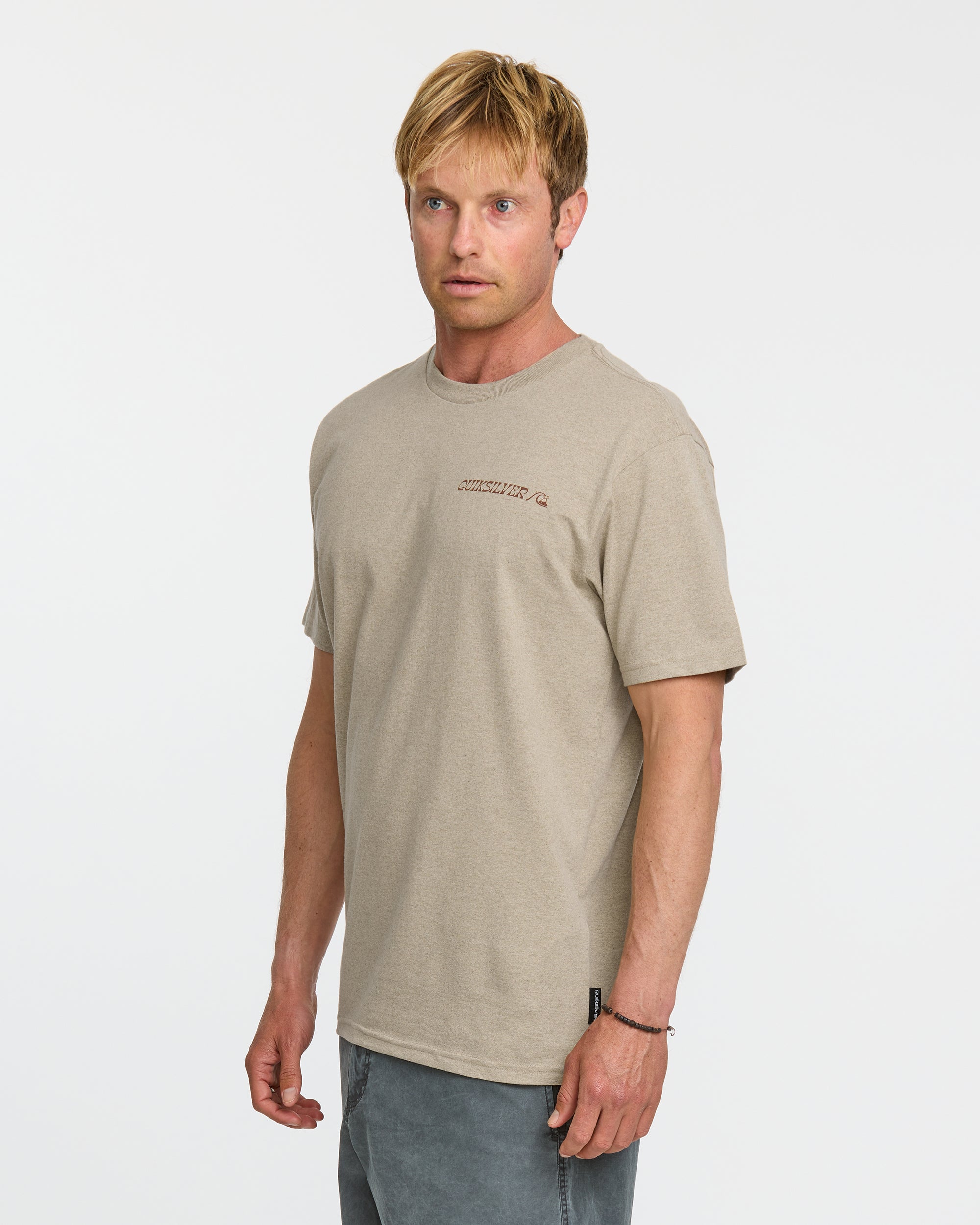 Rail Grab T-Shirt - Twill Heather | Quiksilver