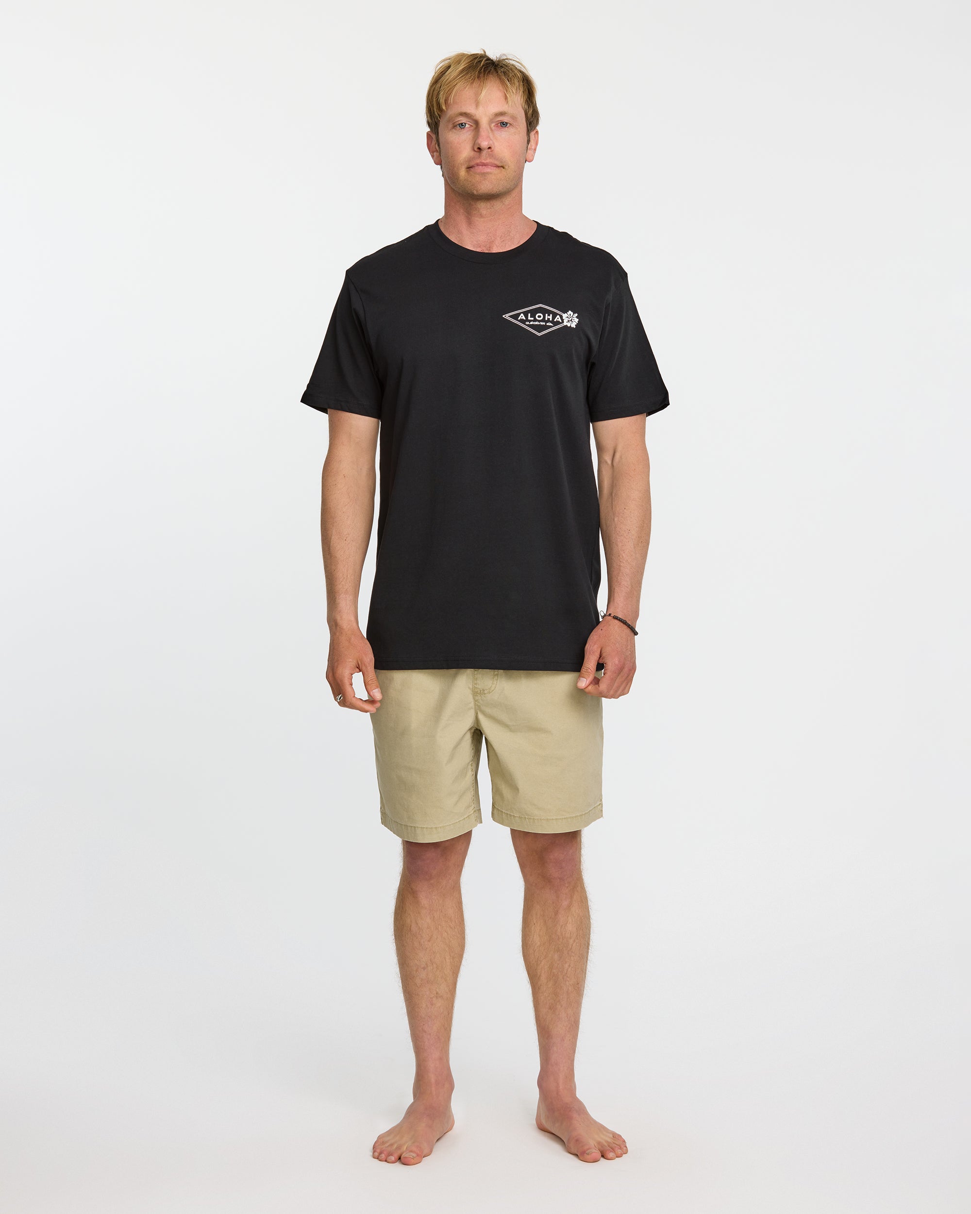 【aloha ☺︎】 Hi Classic Aloha T-Shirt - Black | Quiksilver
