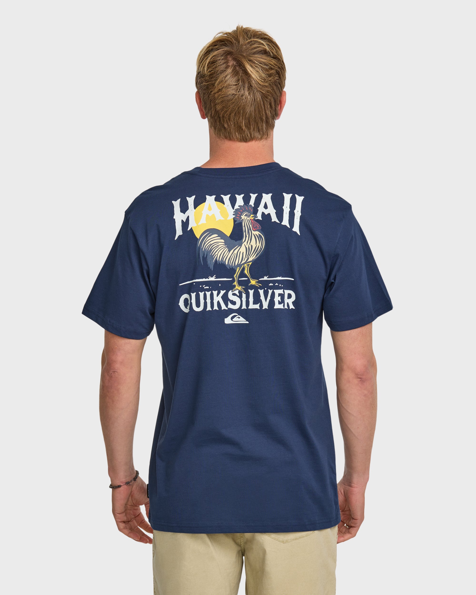Hi Rooster Boyz T-Shirt - Navy | Quiksilver