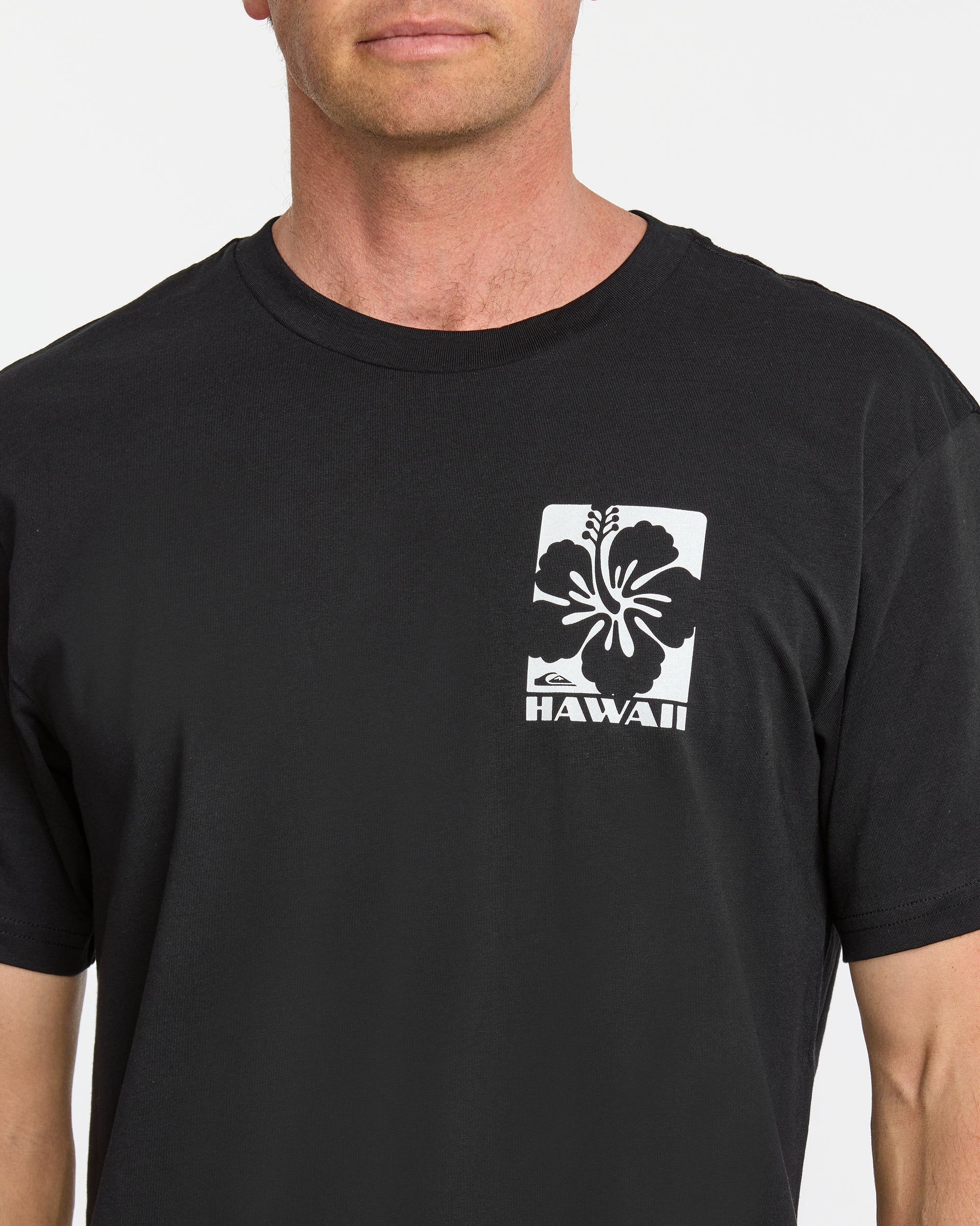 Hi Hibiscus Classic T-shirt - Black | Quiksilver