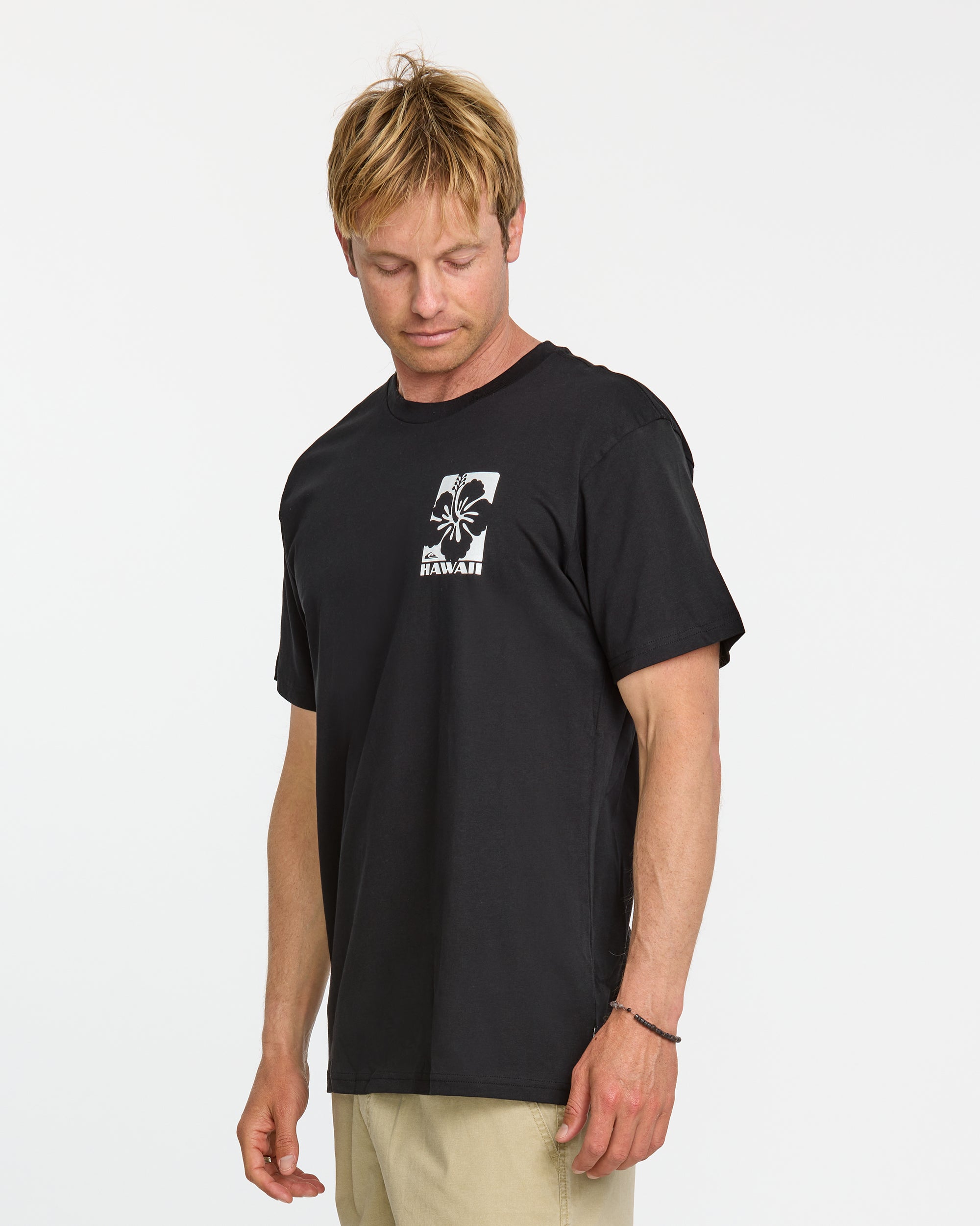 Hi Hibiscus Classic T-shirt - Black | Quiksilver