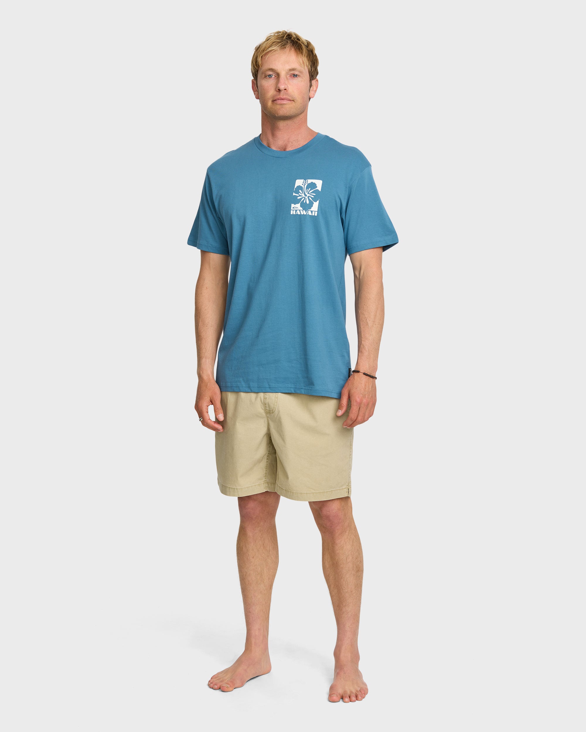 Hi Hibiscus Classic T-shirt - Copen Blue | Quiksilver