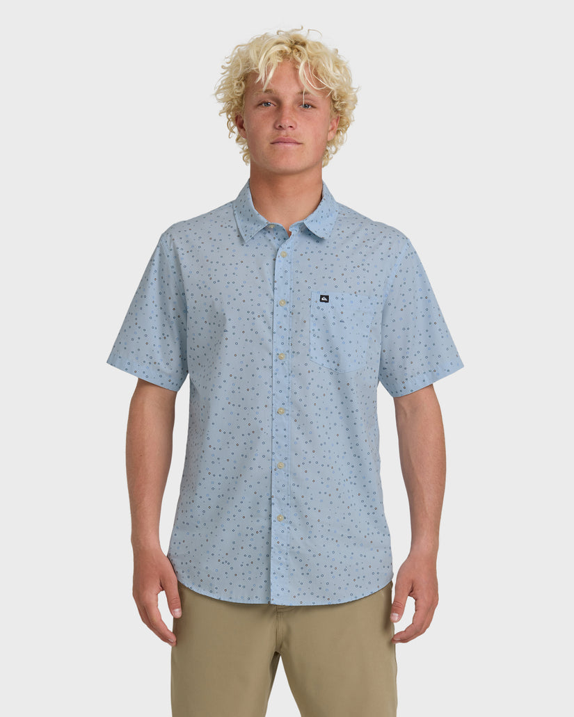 Freedom Mini Classic Short Sleeve Shirt - Skyway | Quiksilver Freedom Mini Classic Short Sleeve Shirt - Skyway | Quiksilver
