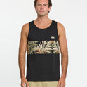 Blueweed Stripe Tank  - Black