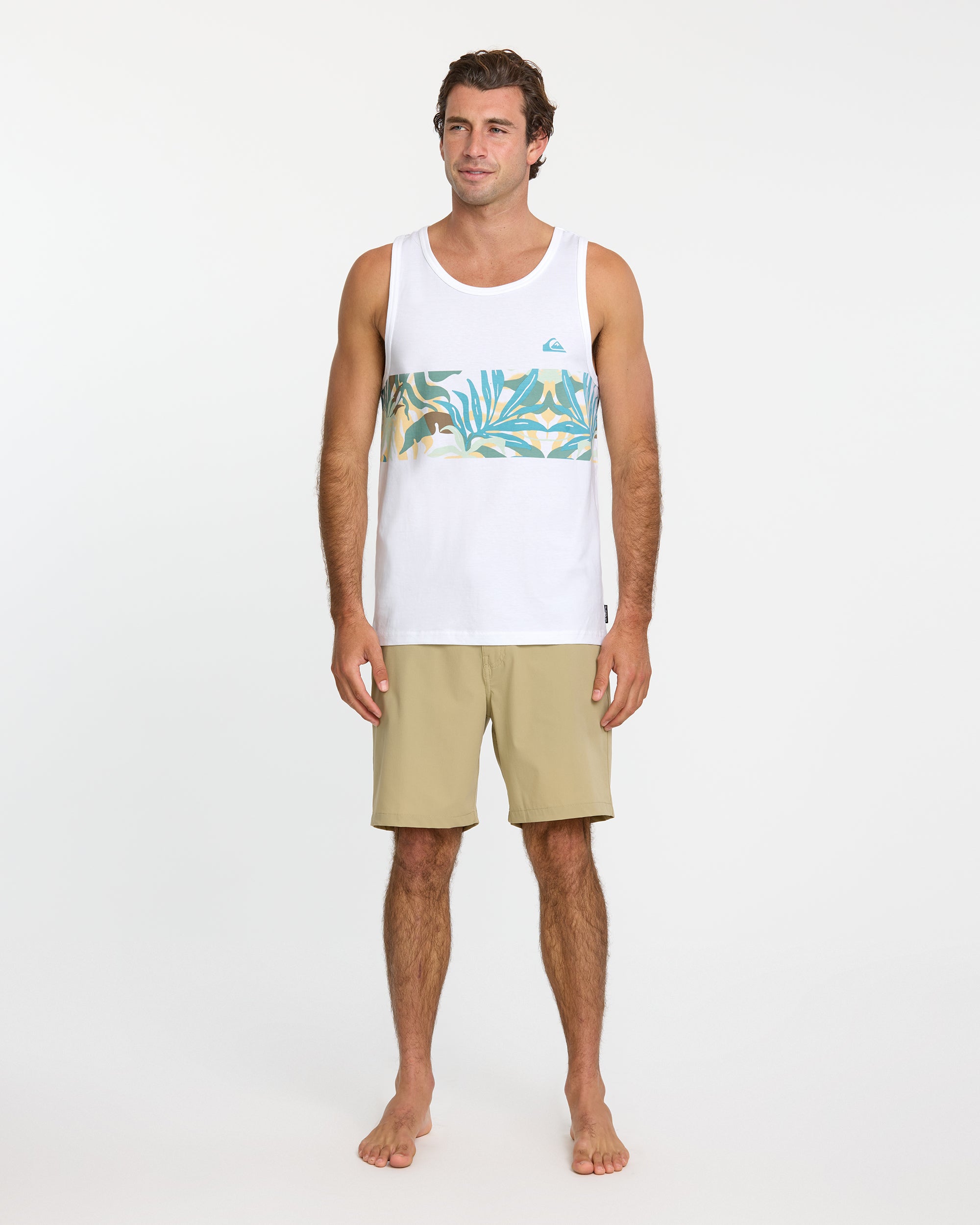 Blueweed Stripe Tank - White | Quiksilver