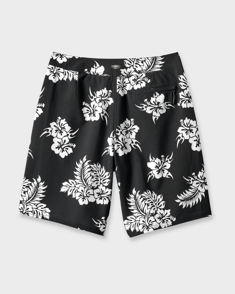 Mercury Floral 21" Boardshorts - Black