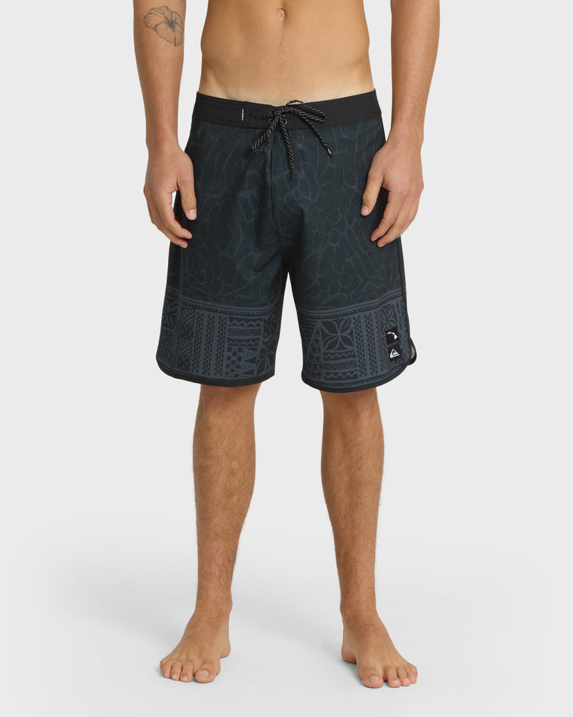 Surfsilk-Hi-Tribal-Scallop-19"-Boardshorts-Black-1