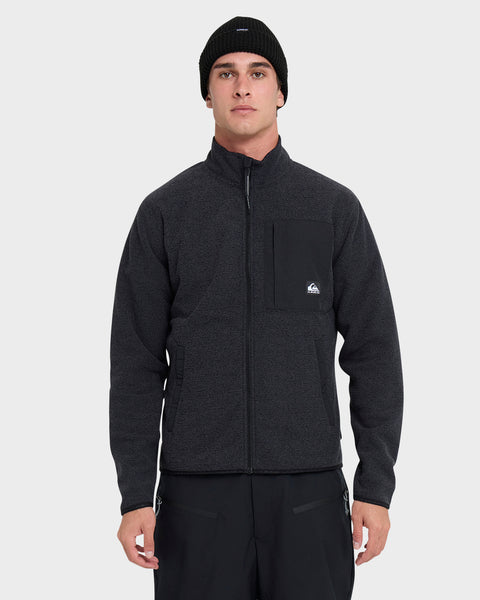 Aker Full Zip Technical Fleece - Black | Quiksilver