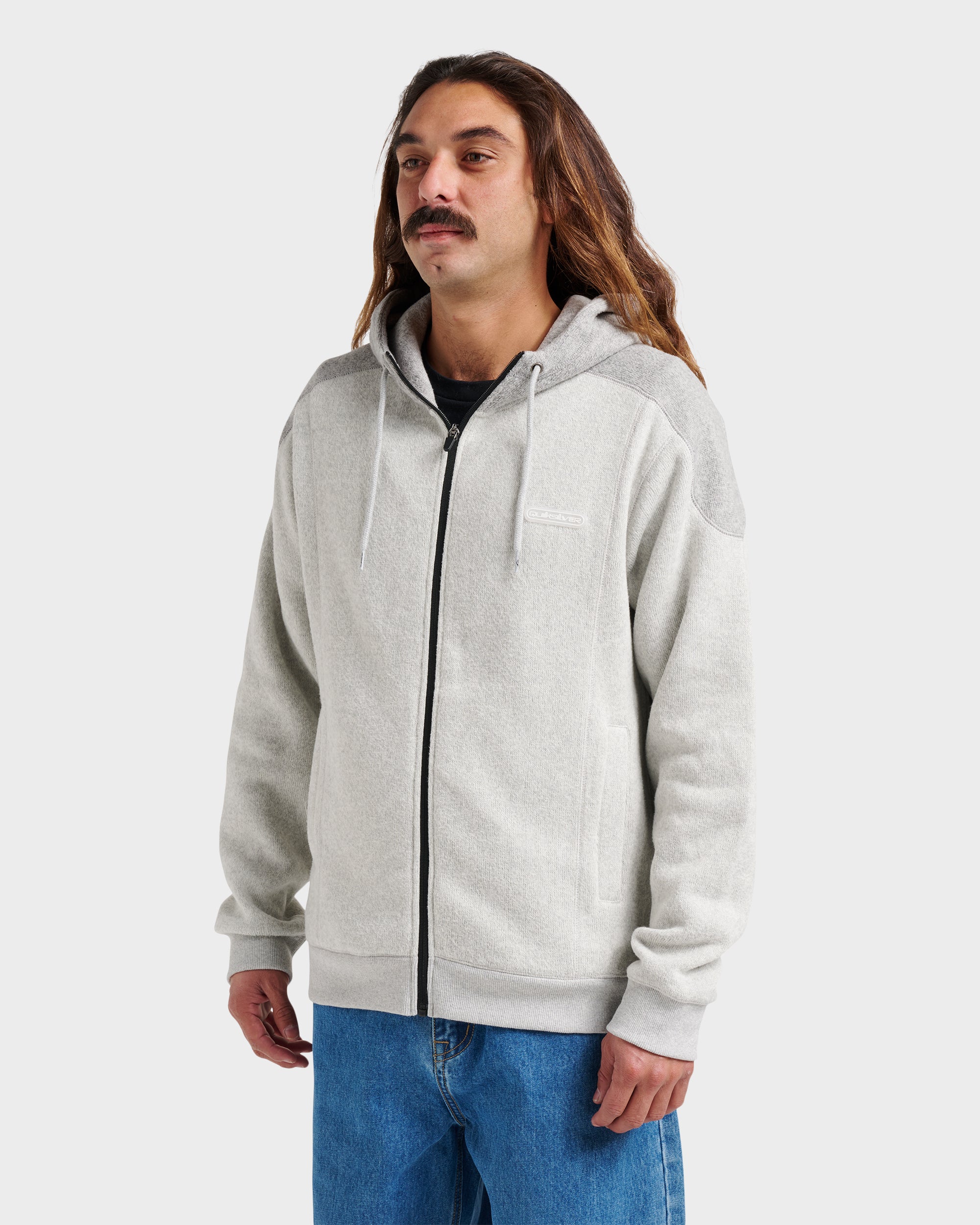 KERRIST - HOODIE COLLECTION（GREY） the-warm-hoodie-grey-mix-