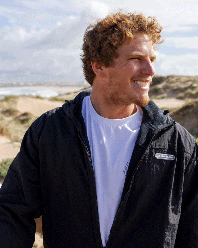 Reversible Zip Hoodie - Black