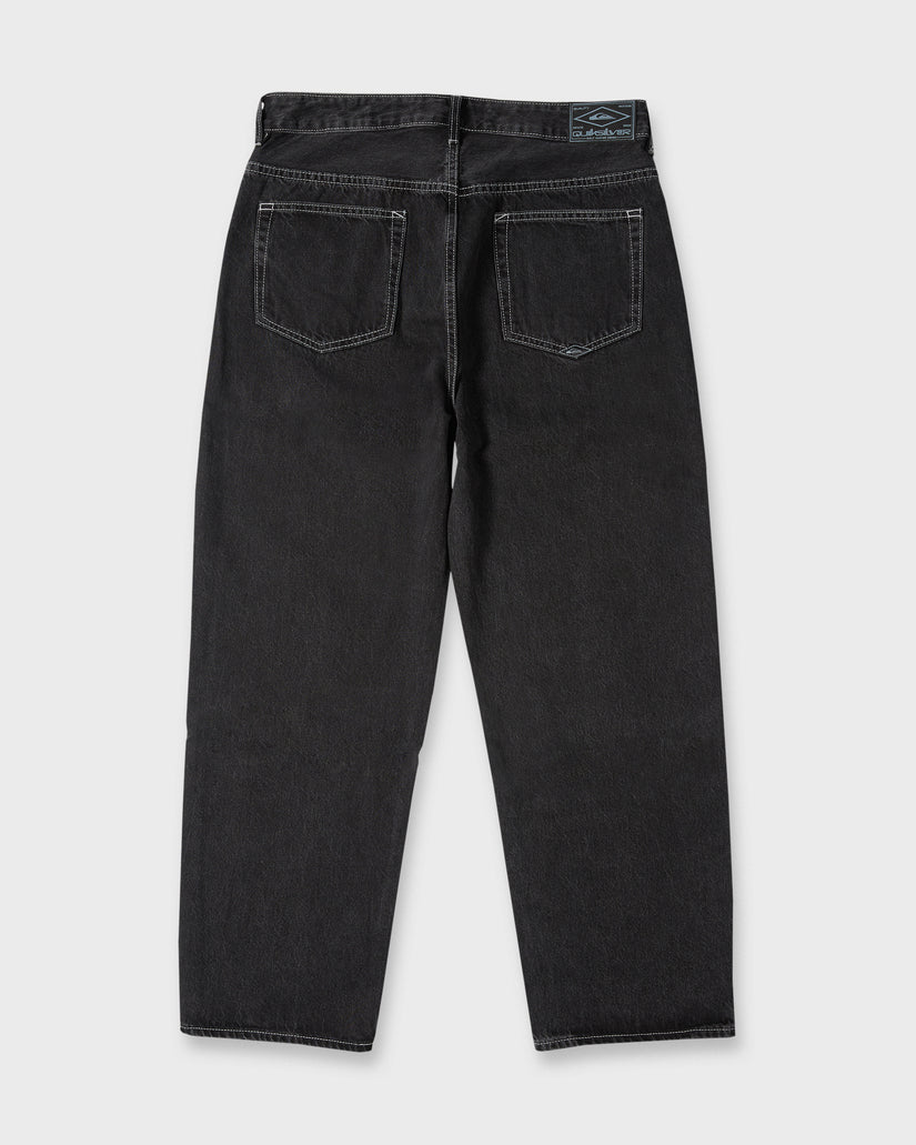 Baggy Denim Pants - Black Wash