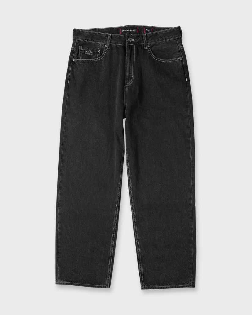 Baggy Denim Pants - Black Wash