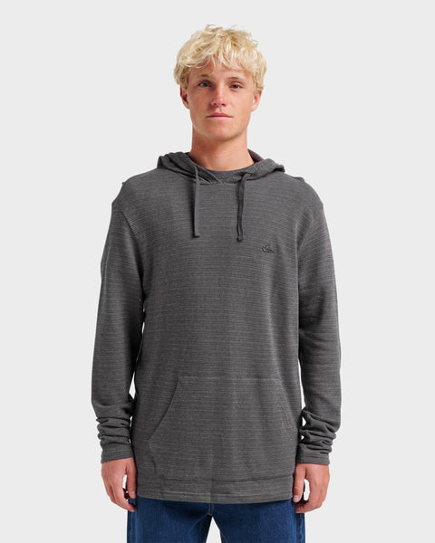 Vista Long Sleeve Hood - Graystone | Quiksilver