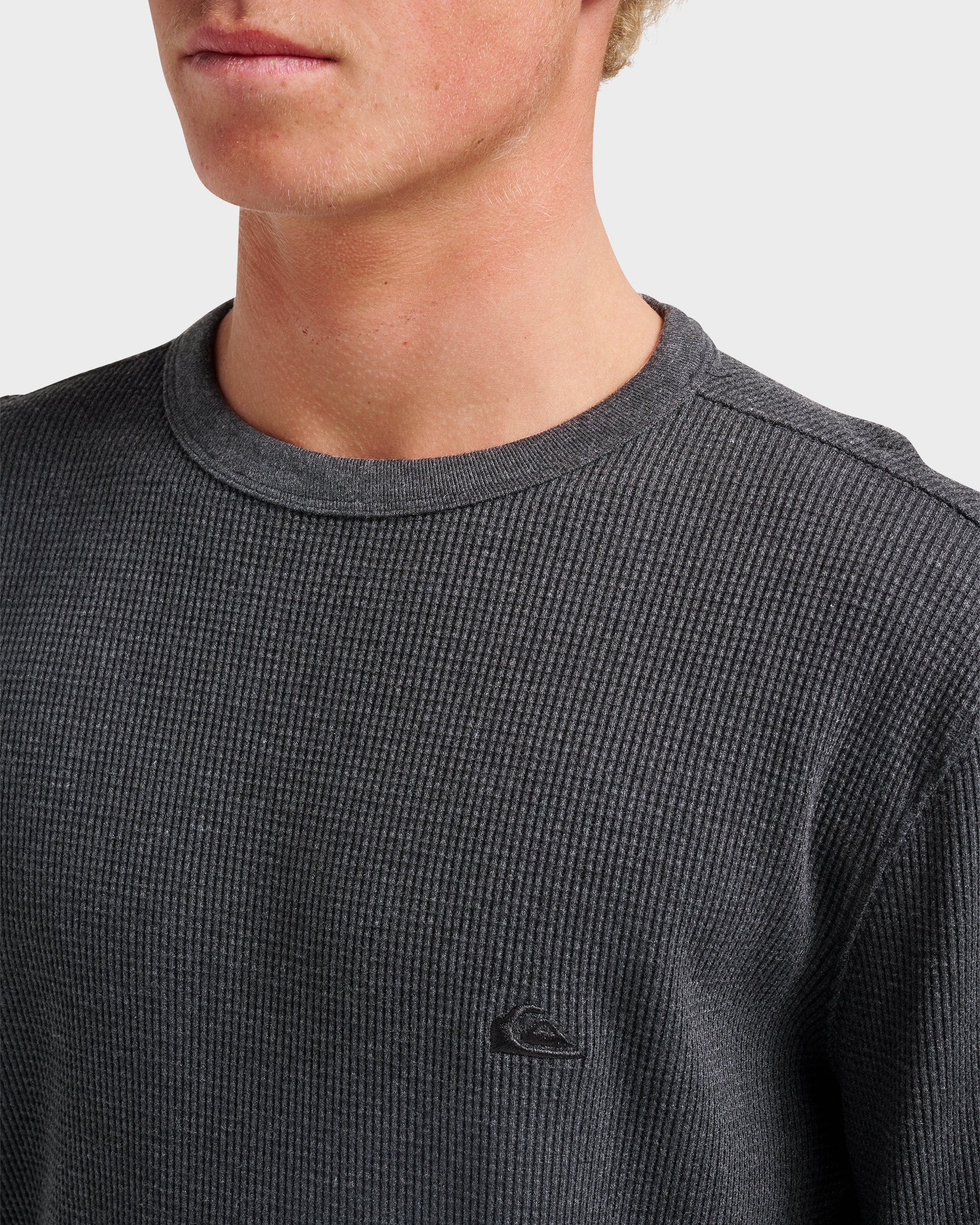 Nelson Long Sleeve Thermal Top - Black | Quiksilver