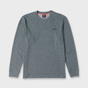 Malvern Long Sleeve Soft Touch Crewneck Sweatshirt - Anthracite