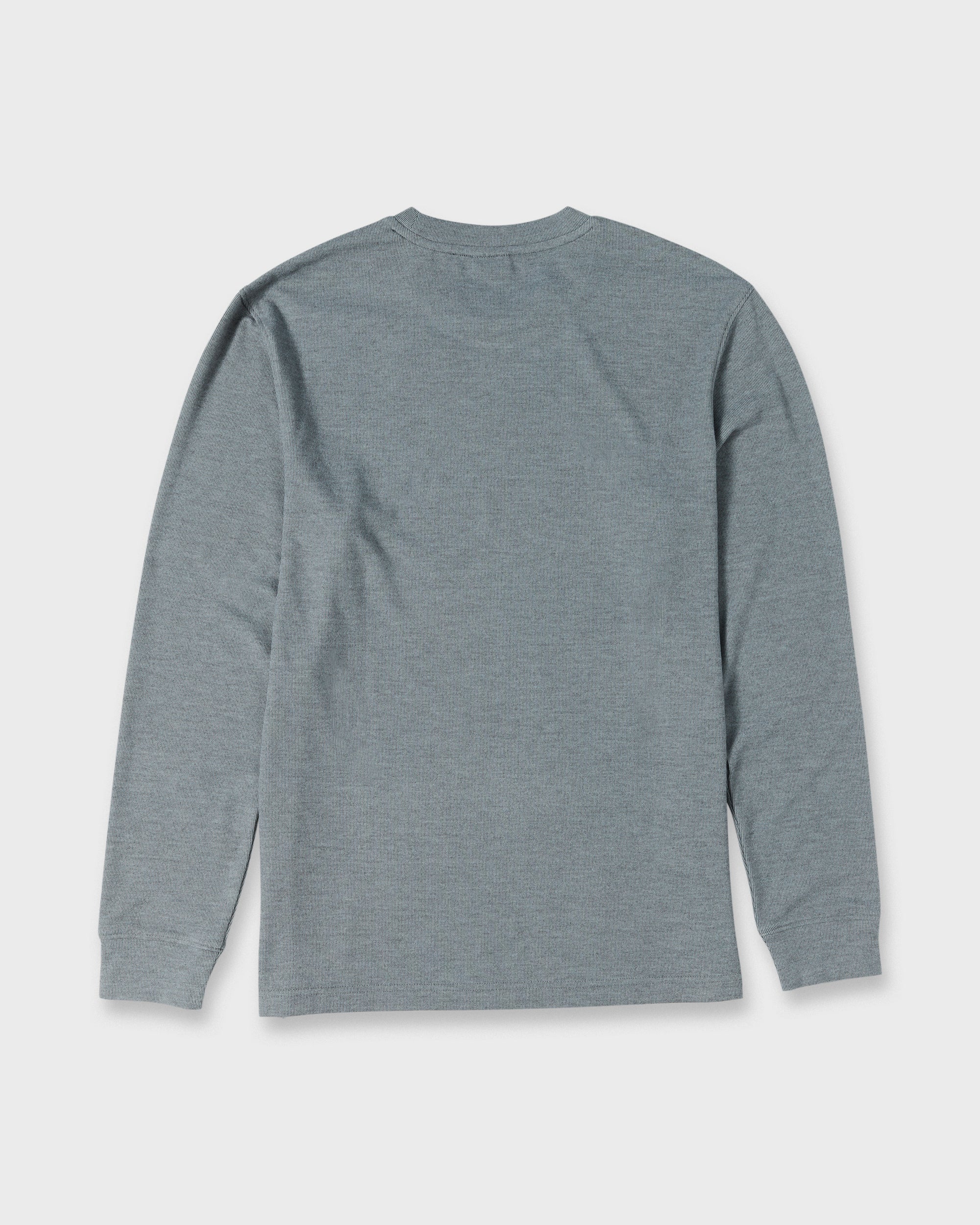 MEER. SHORT LENGTH SWEATSHIRT グレー Malvern Long Sleeve Soft Touch Crewneck Sweatshirt - Quarry