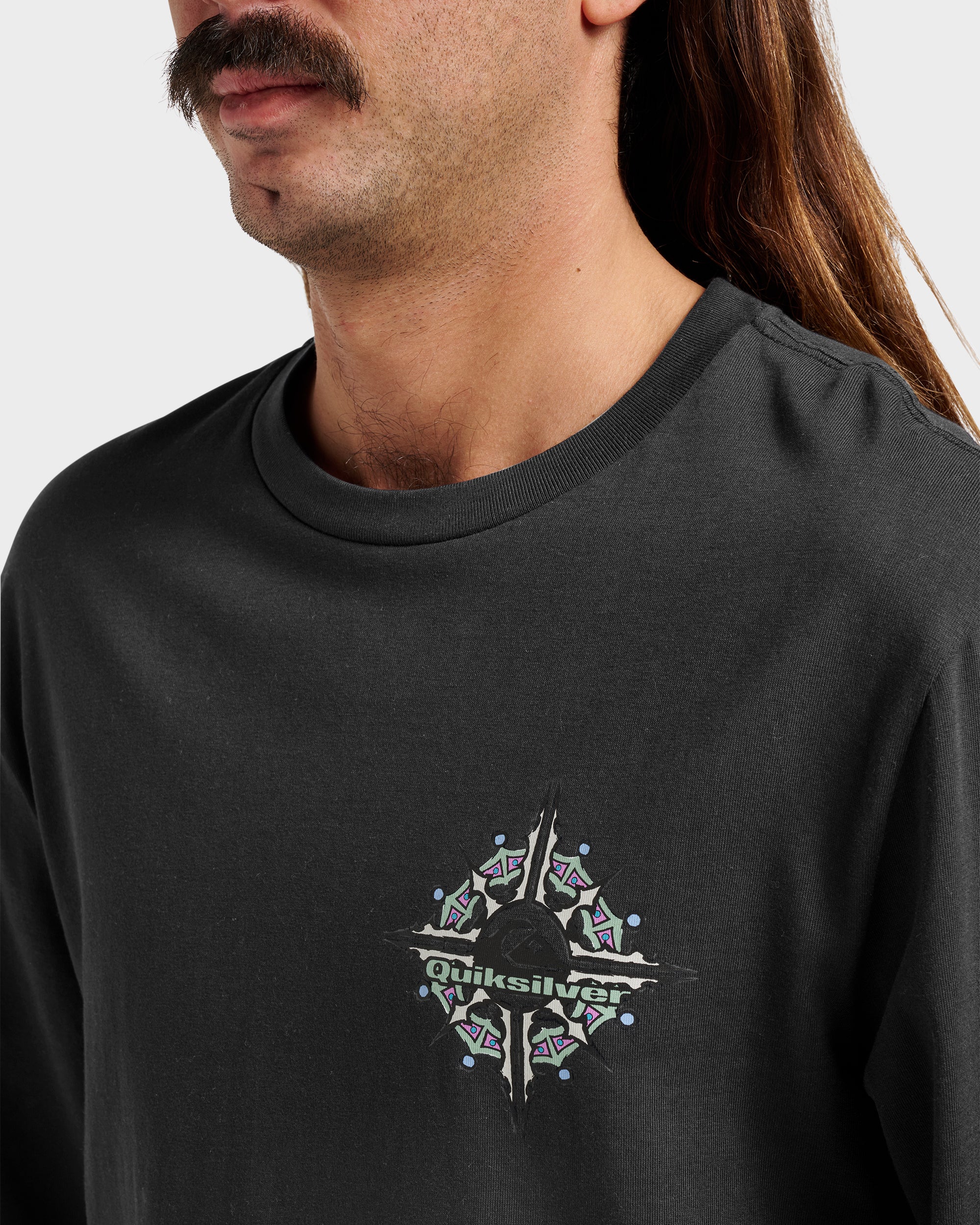 Qs Heat Long Sleeve T-shirt - Black | Quiksilver