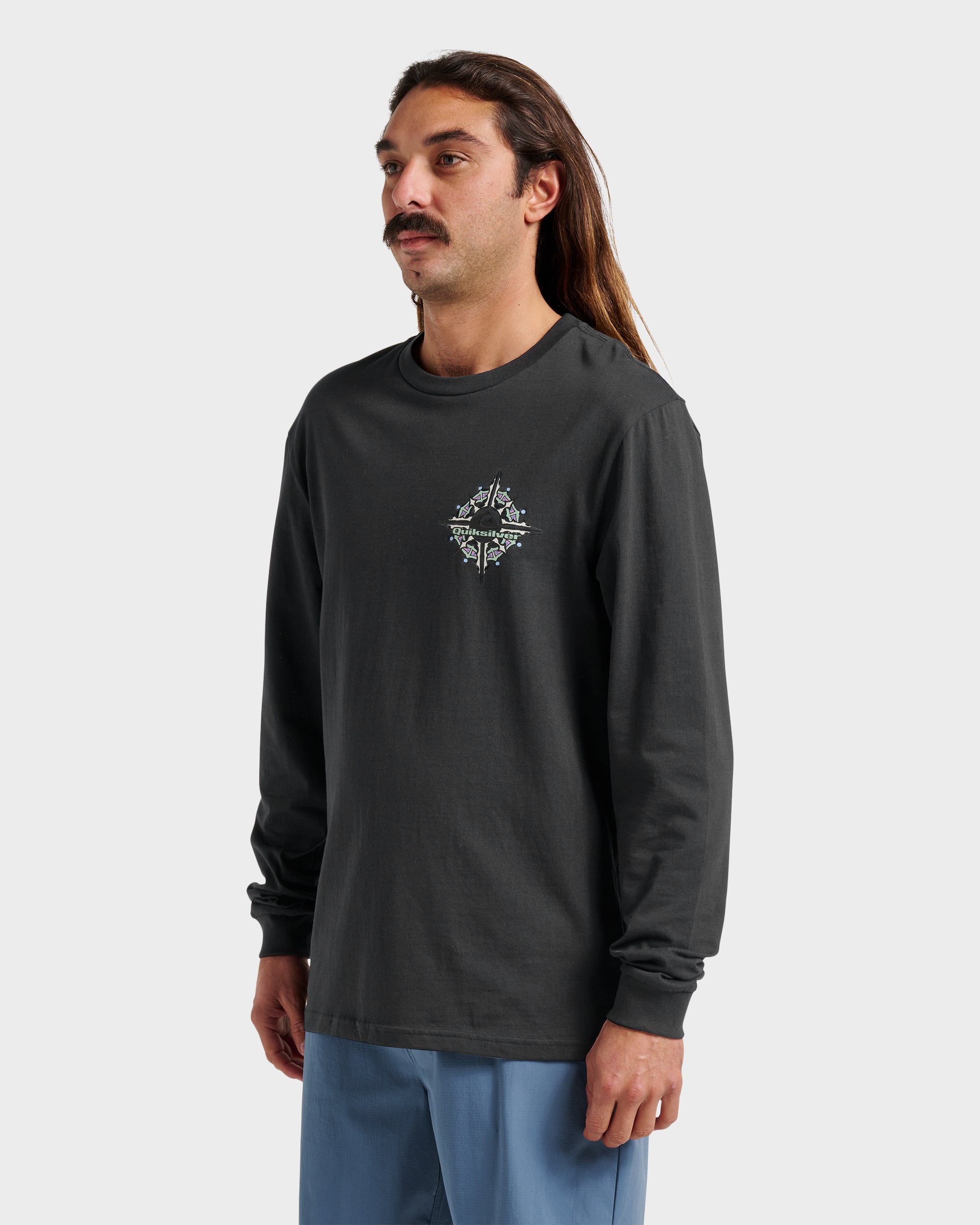 Qs Heat Long Sleeve T-shirt - Black | Quiksilver