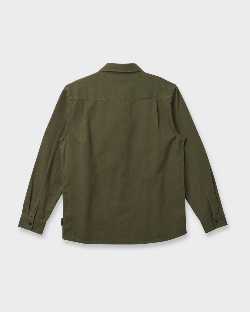 Heron Long Sleeve Shirt - Grape Leaf