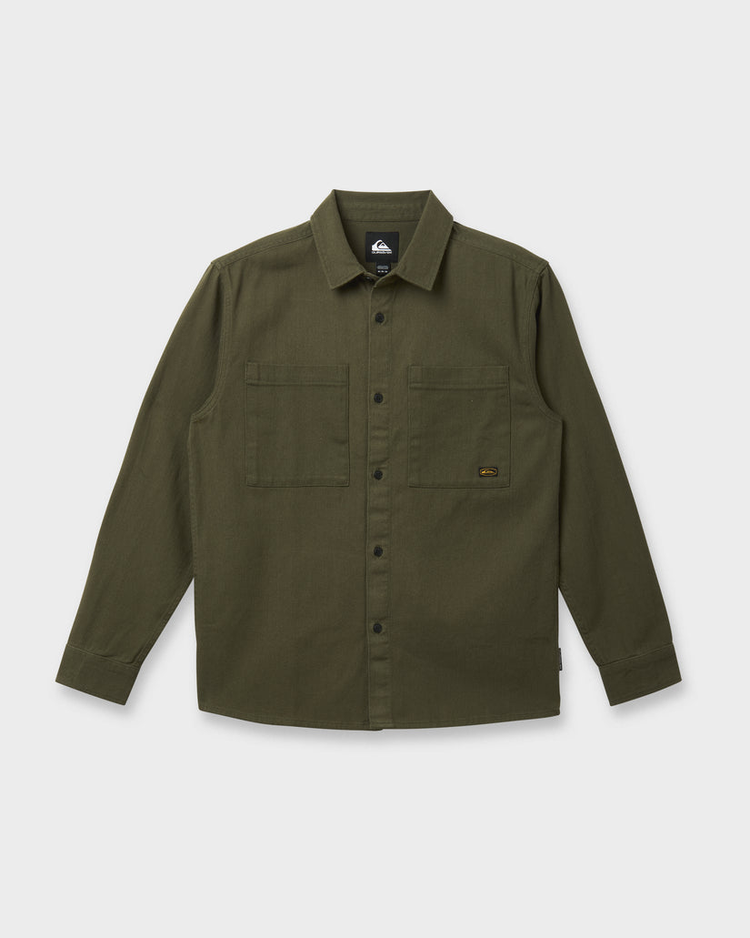 Heron Long Sleeve Shirt - Grape Leaf