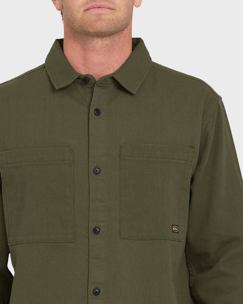 Heron Long Sleeve Shirt - Grape Leaf