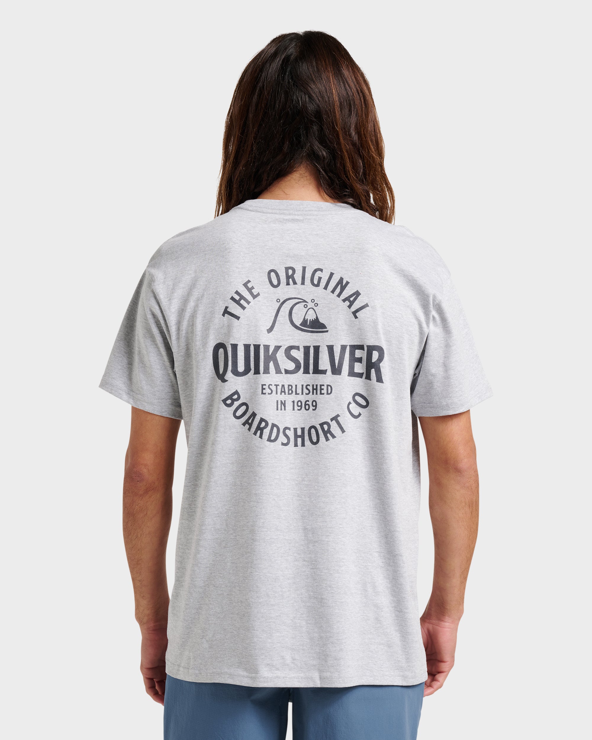 Locked Up Classic T-shirt - Athletic Gray | Quiksilver