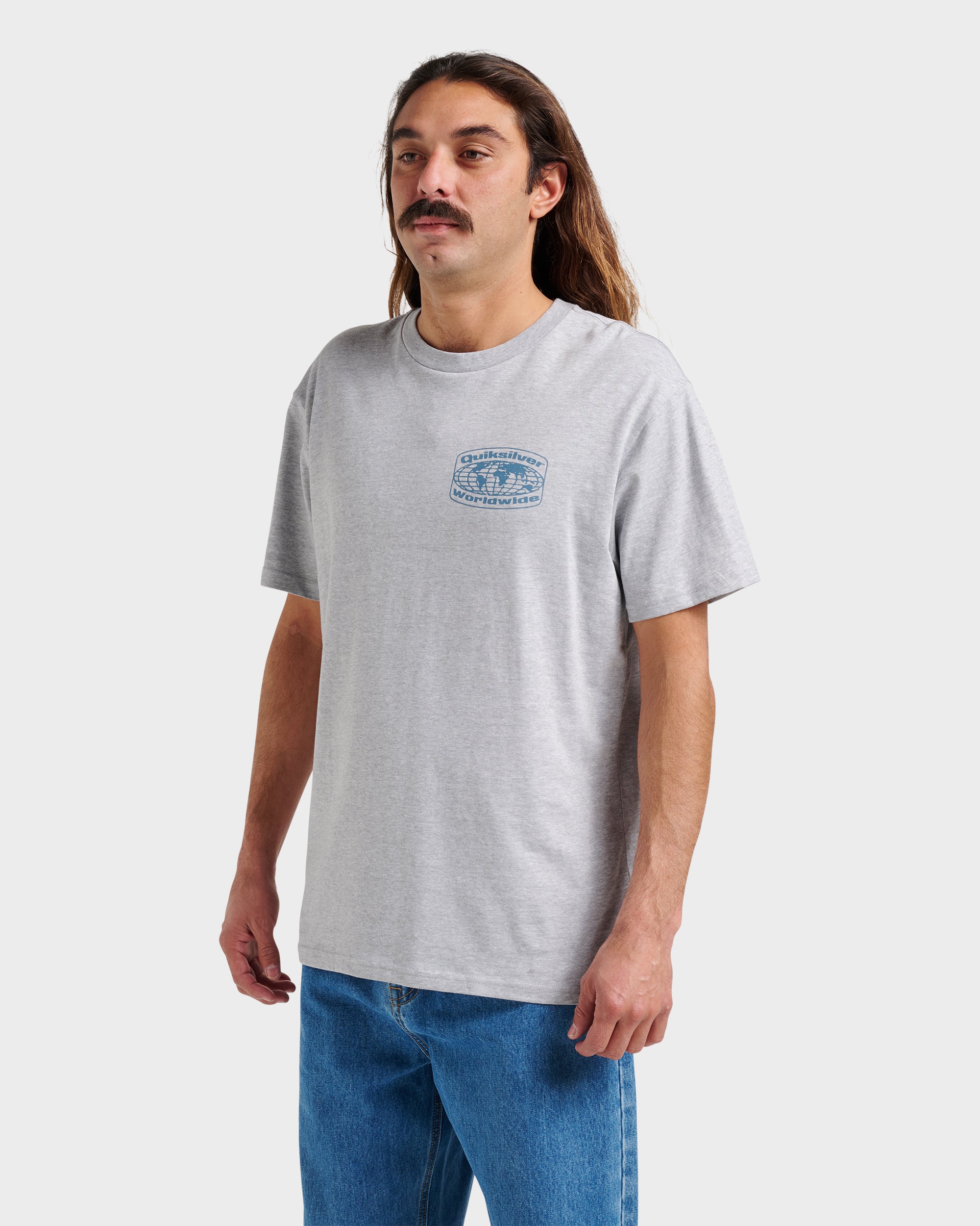QUIKSILVER Tシャツ Global Local Classic T-shirt - Athletic Gray | Quiksilver