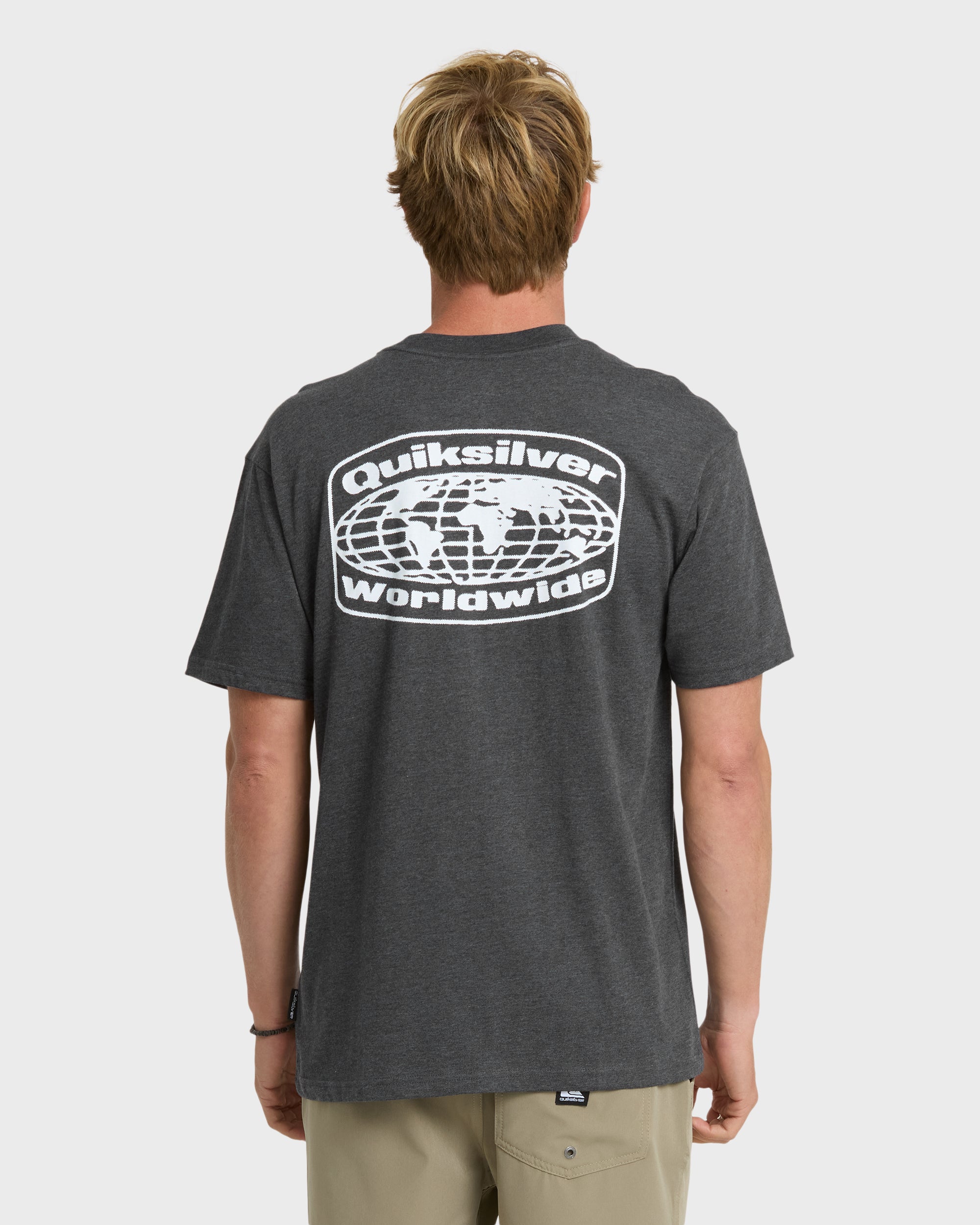 Global Local Classic T-shirt - Charcoal Heather | Quiksilver