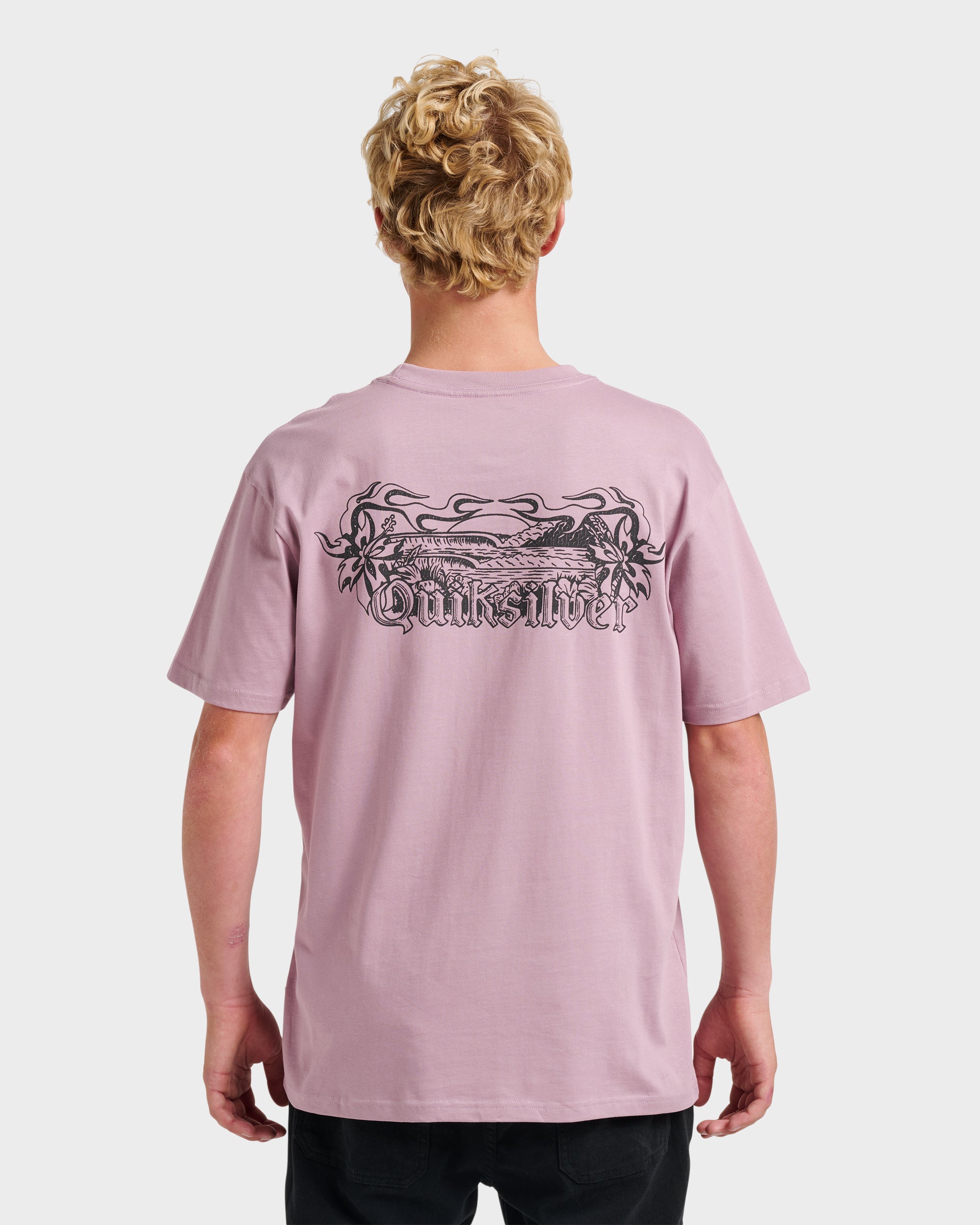 Backyard Classic T-shirt - Elderberry | Quiksilver