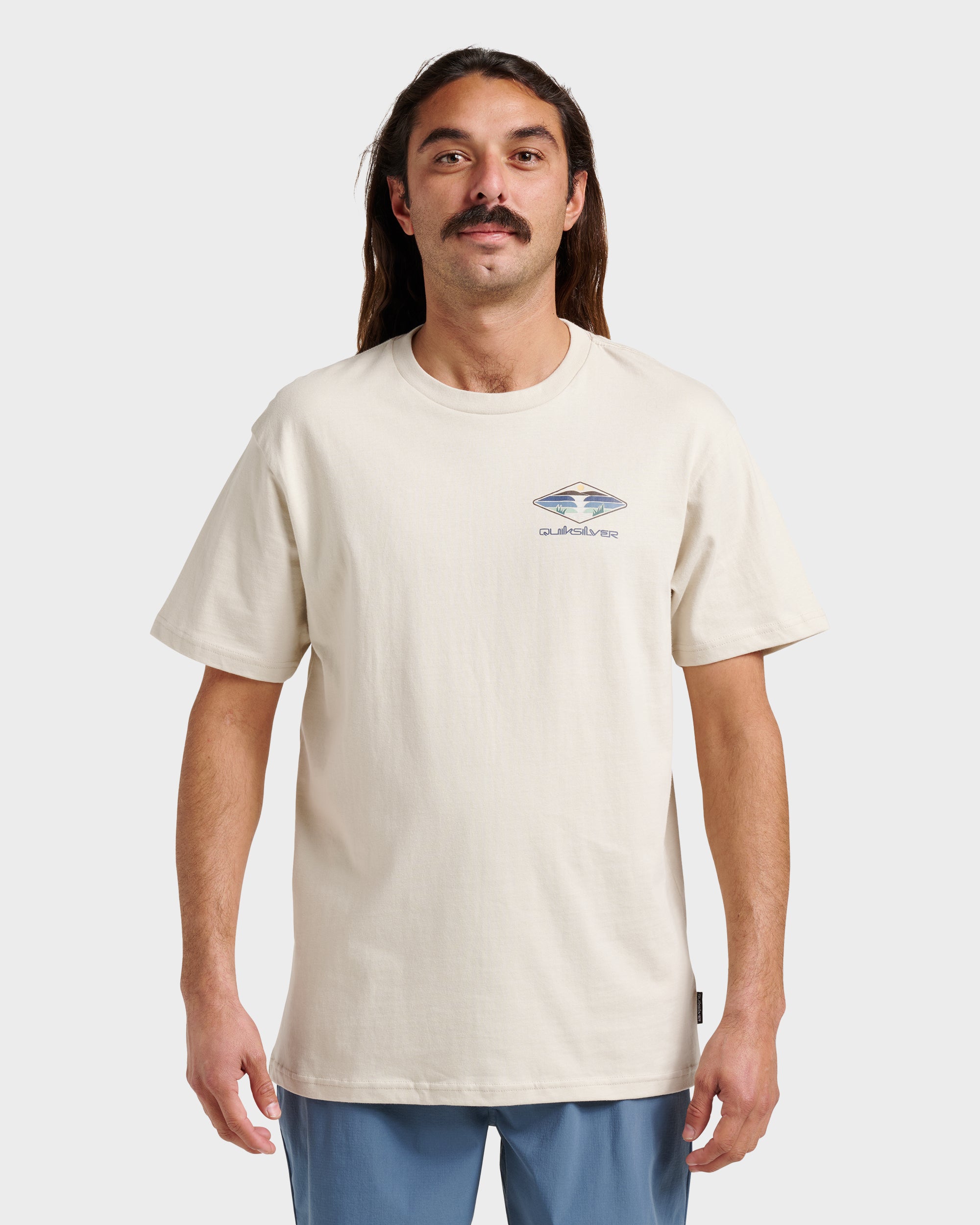 Peak Day Classic T-shirt - Moonstruck | Quiksilver