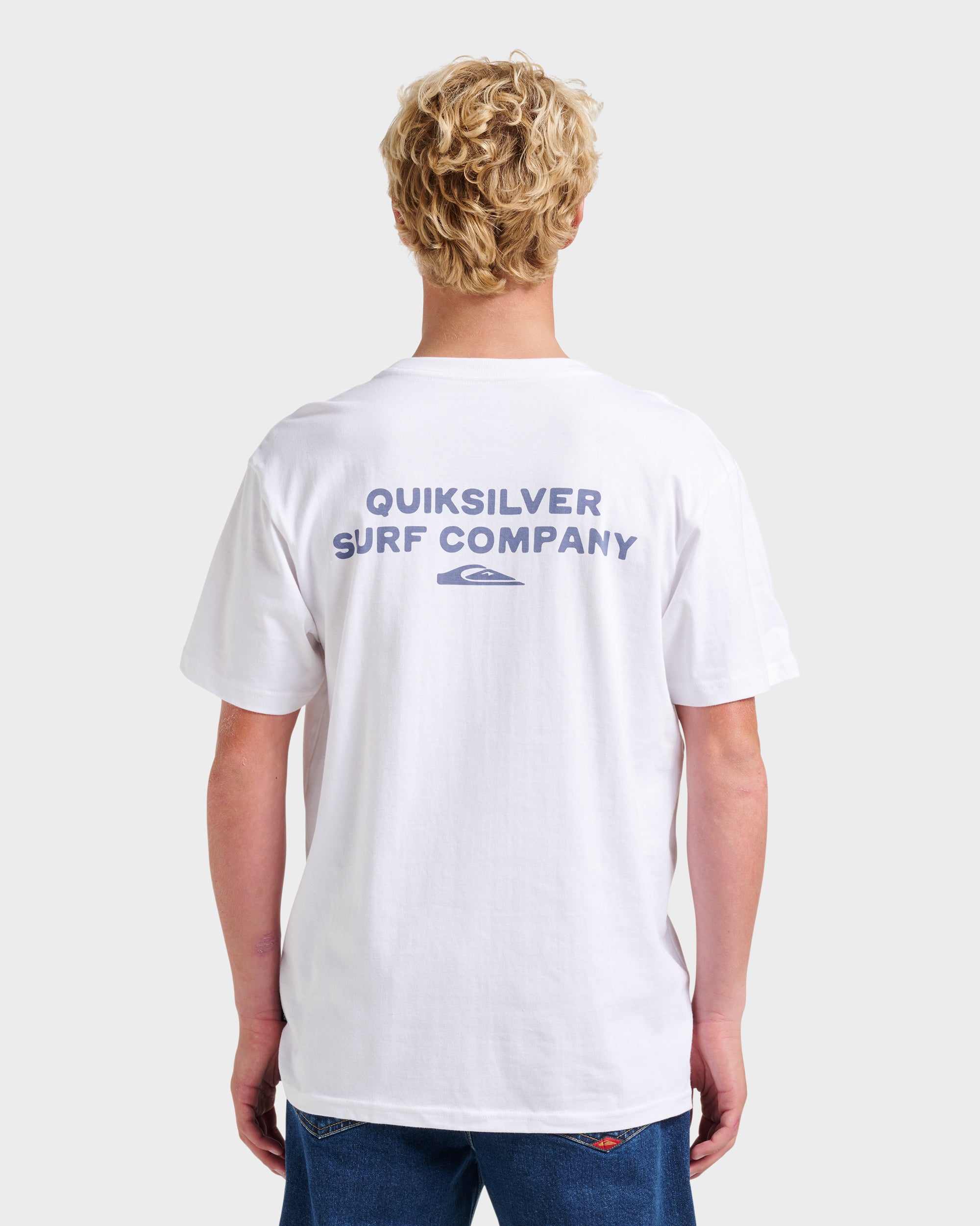 Qs Surf Company Classic T-shirt - White | Quiksilver