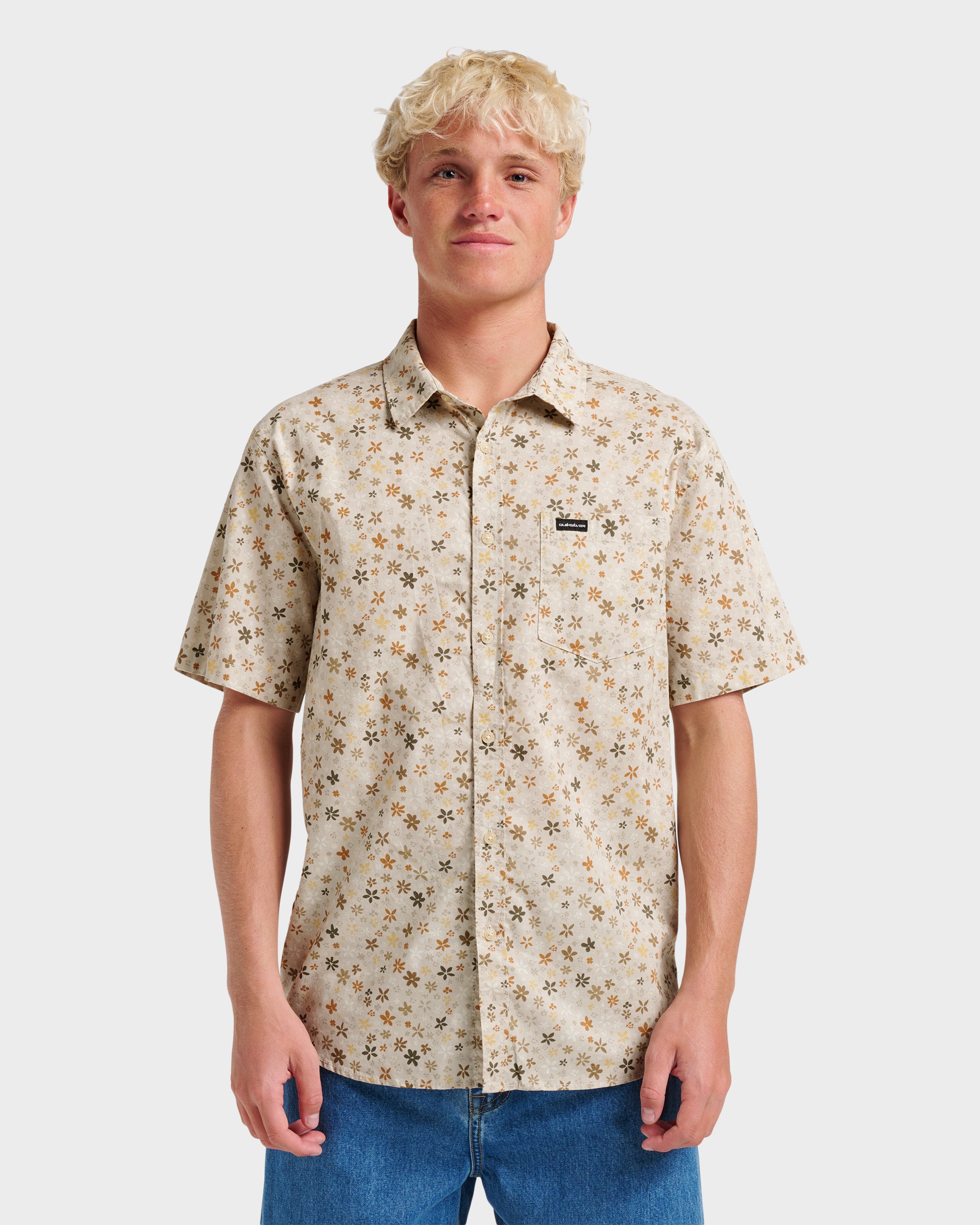 Ditsy Mini Classic Short Sleeve Shirt - Moonstruck | Quiksilver