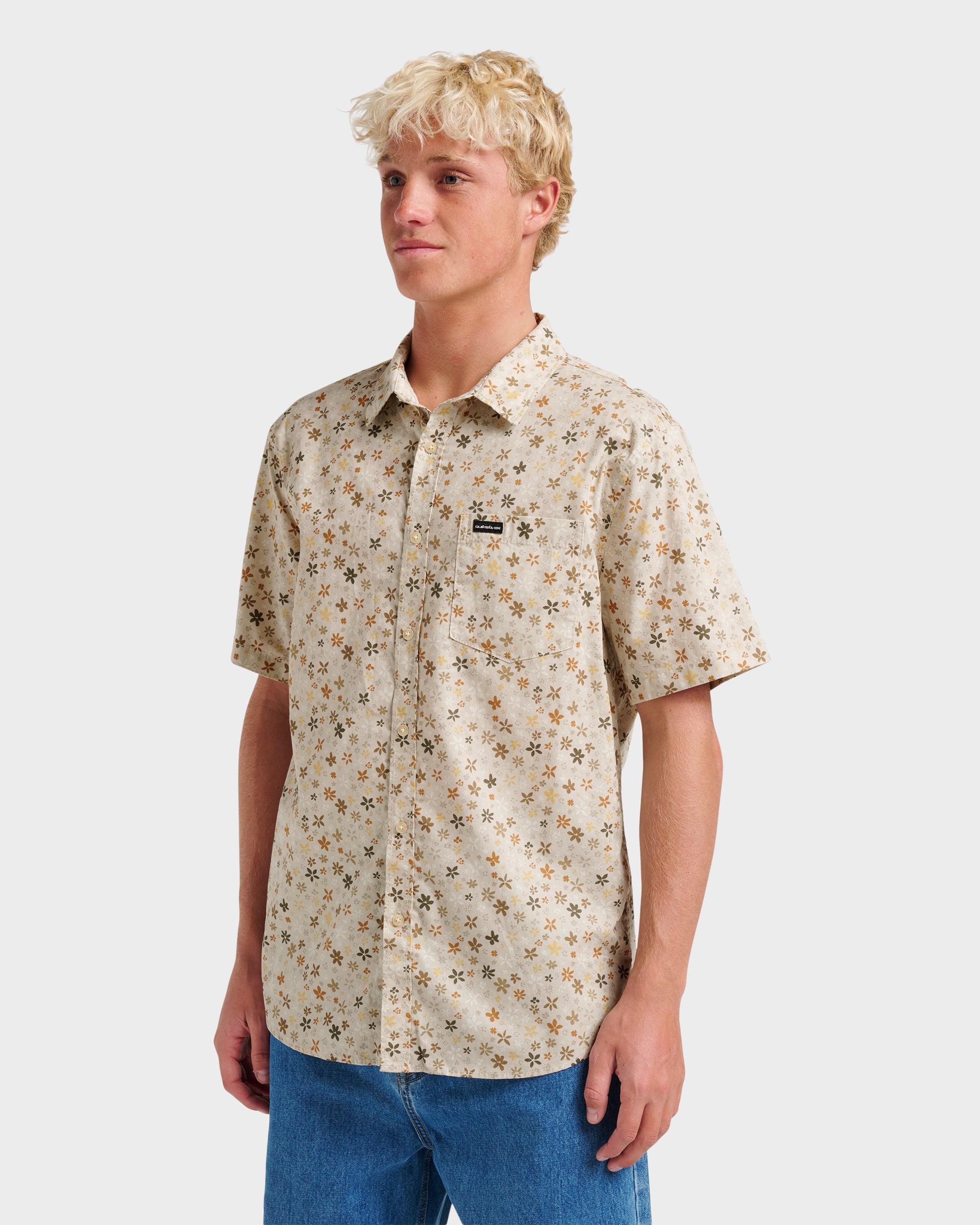 Ditsy Mini Classic Short Sleeve Shirt - Moonstruck | Quiksilver