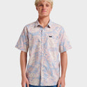 Palm Trip Classic Short Sleeve Shirt - Ashley Blue